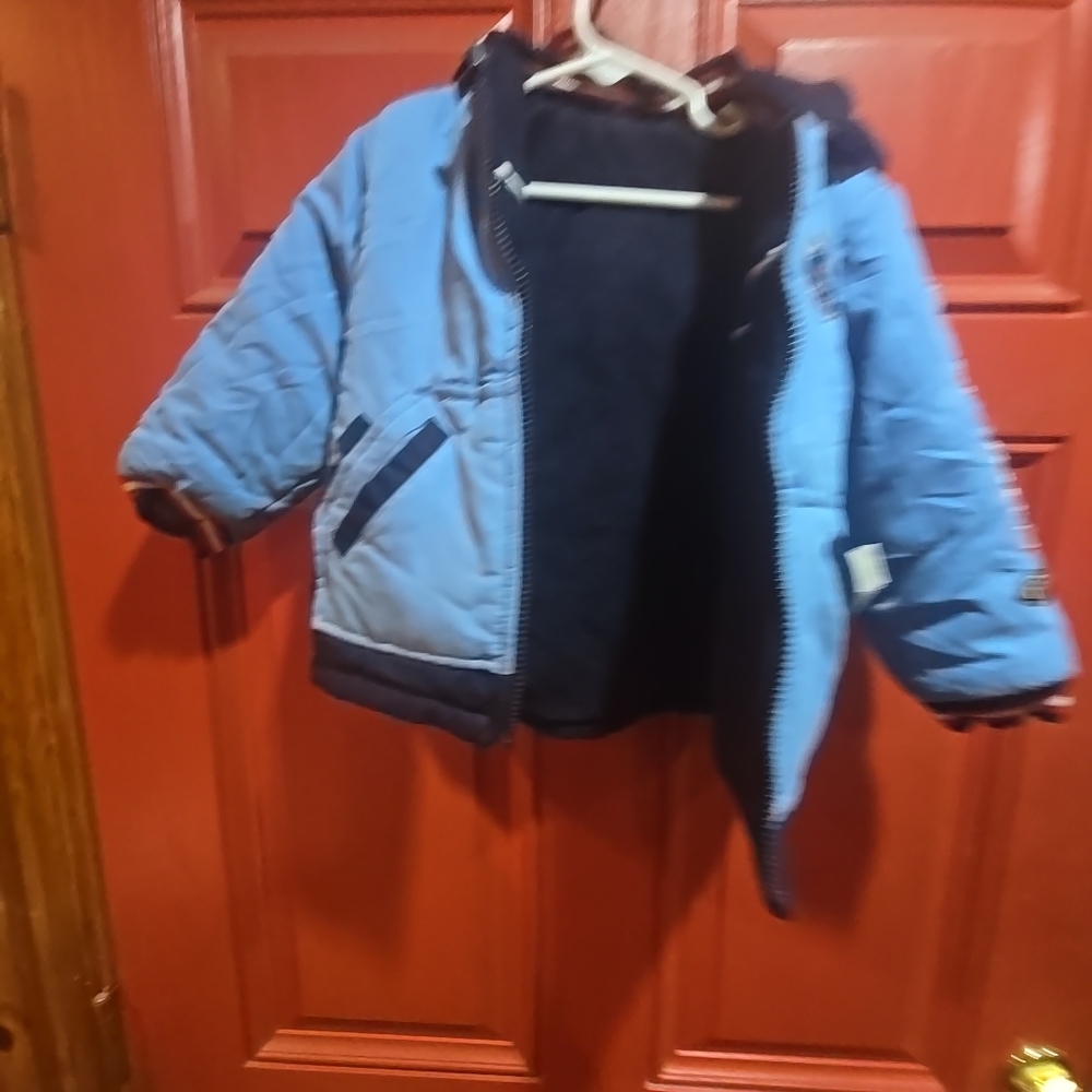 Little Me Light Blue Puffer Jacket